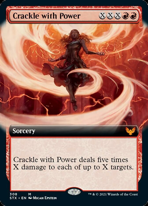 Crackle with Power  - Extended Art