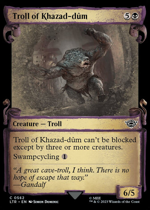 Troll of Khazad-dûm - Showcase (Foil)