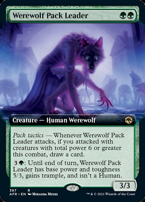 Werewolf Pack Leader  - Extended Art