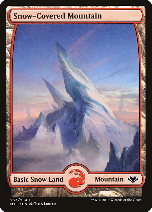 Snow-Covered Mountain - Full Art  (Foil)