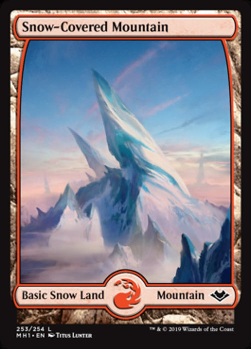 Snow-Covered Mountain - Full Art