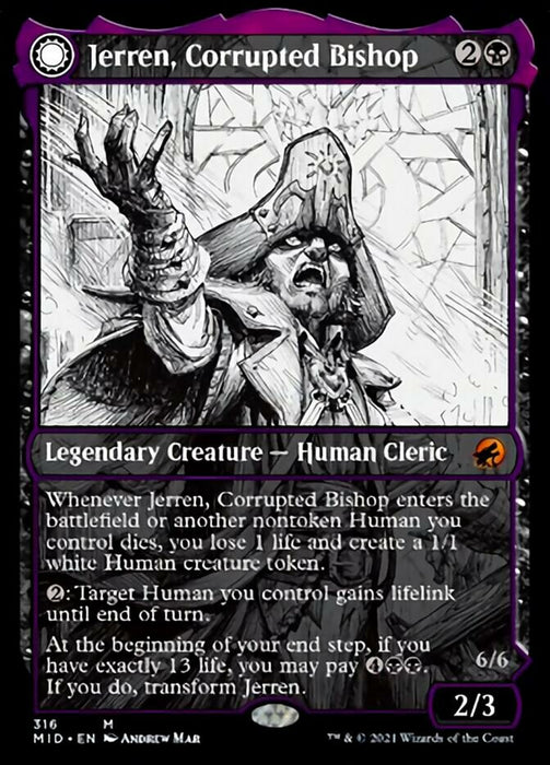 Jerren, Corrupted Bishop // Ormendahl, the Corrupter  - Showcase - Legendary