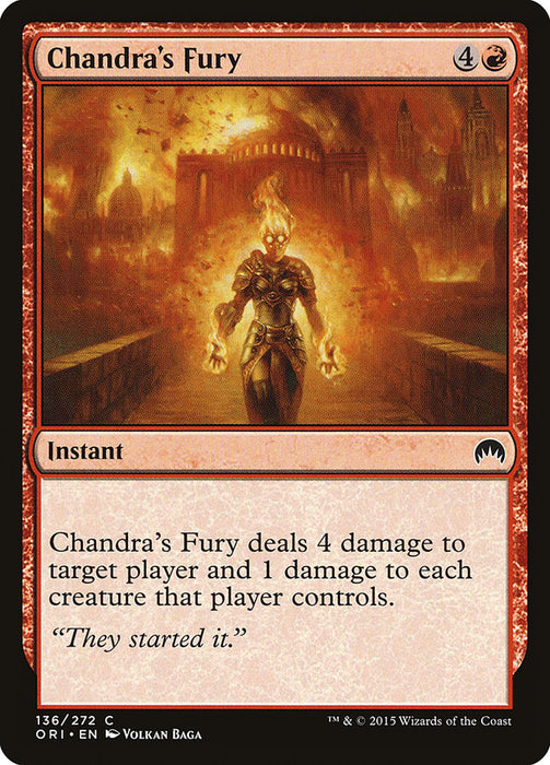 Chandra's Fury  (Foil)