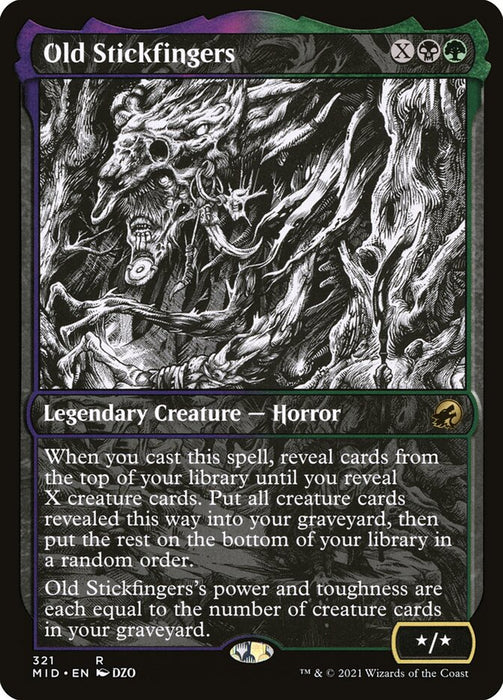 Old Stickfingers  - Showcase - Legendary (Foil)