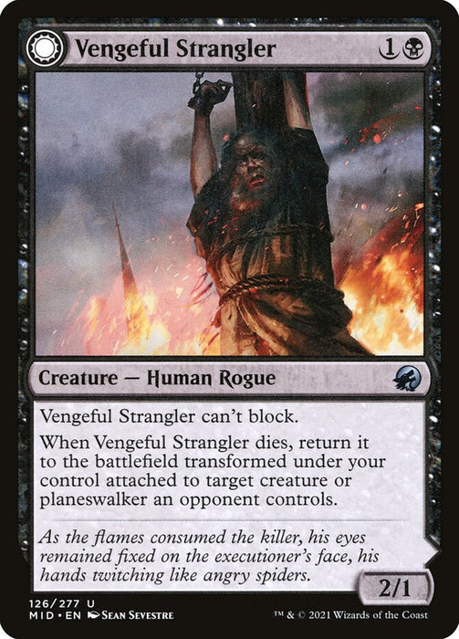Vengeful Strangler // Strangling Grasp  - Sunmoondfc (Foil)