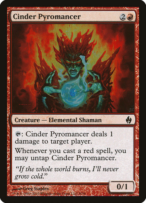 Cinder Pyromancer  (Foil)