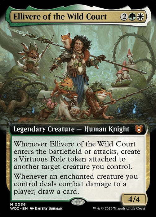 Ellivere of the Wild Court - Legendary- Extended Art