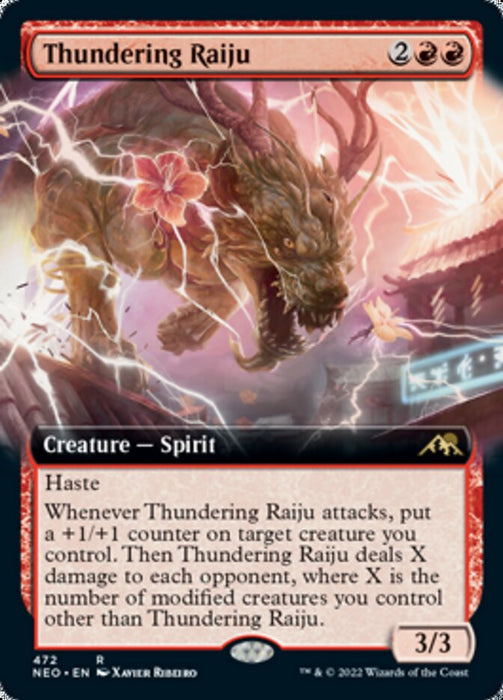 Thundering Raiju  - Extended Art