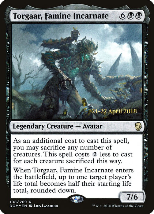 Torgaar, Famine Incarnate  - Legendary (Foil)