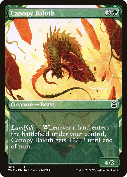 Canopy Baloth  - Showcase (Foil)