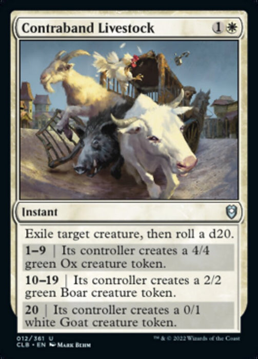 Contraband Livestock  (Foil)
