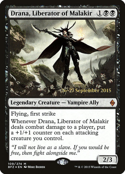 Drana, Liberator of Malakir  (Foil)