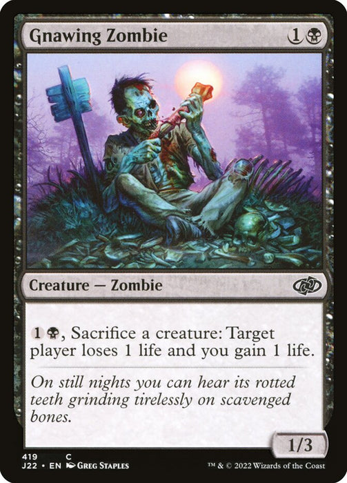 Gnawing Zombie