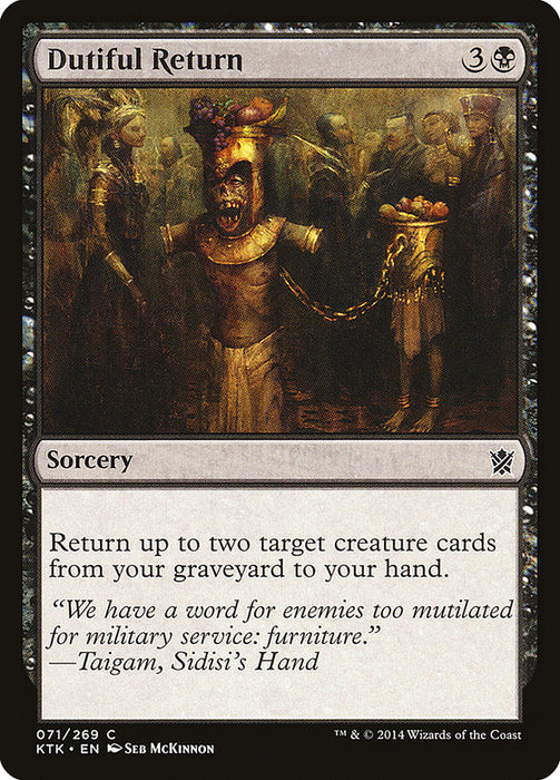 Dutiful Return  (Foil)