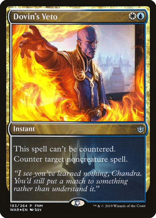 Dovin's Veto  - Inverted (Foil)