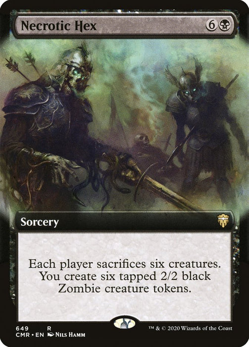 Necrotic Hex  - Extended Art (Foil)