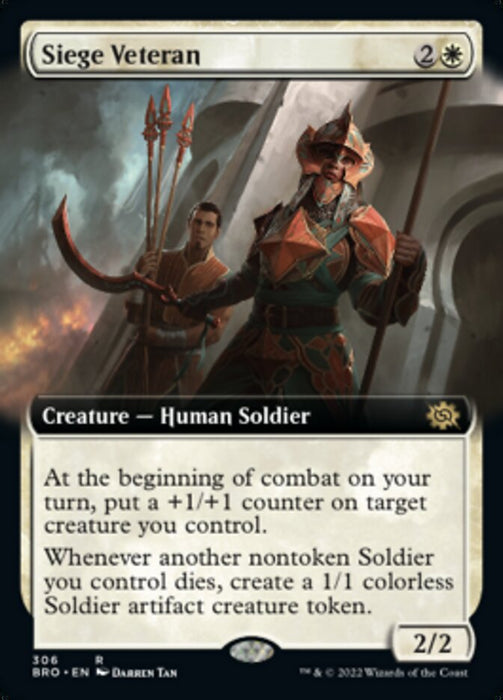 Siege Veteran - Extended Art (Foil)