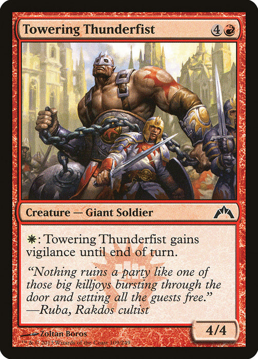 Towering Thunderfist  (Foil)