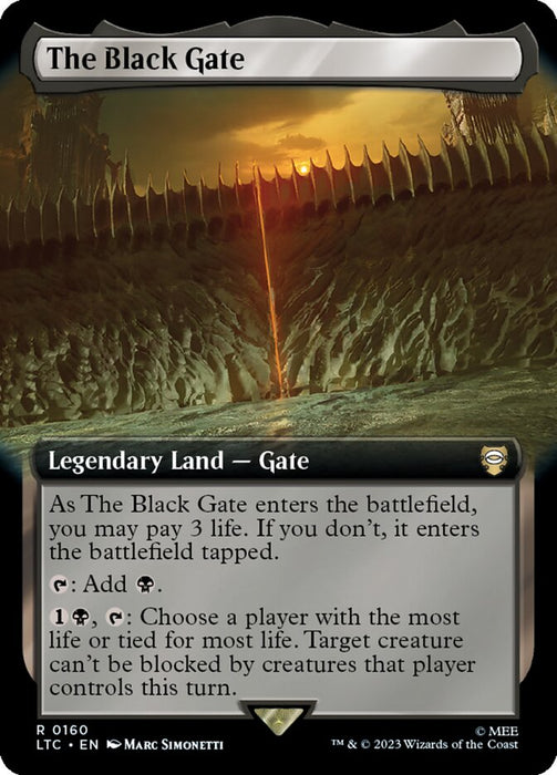 The Black Gate - Legendary- Extended Art