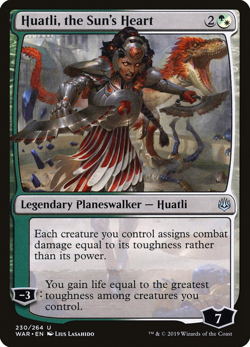 Huatli, the Sun's Heart  (Foil)
