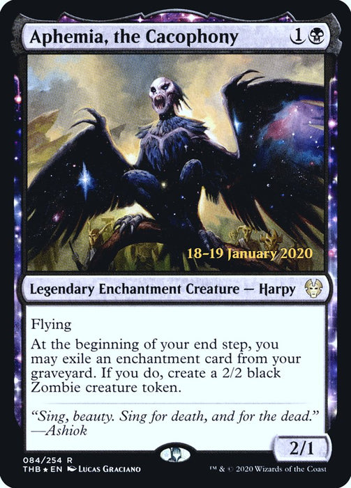 Aphemia, the Cacophony - Nyxtouched- Legendary (Foil)
