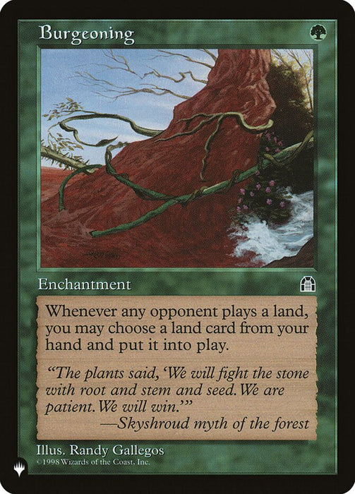 Burgeoning - Retro Frame