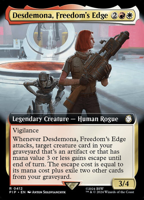 Desdemona, Freedom's Edge - Legendary- Extended Art (Foil)