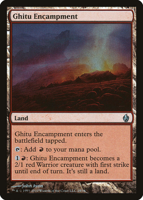 Ghitu Encampment  (Foil)