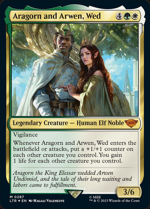 Aragorn and Arwen, Wed - Legendary (Foil)