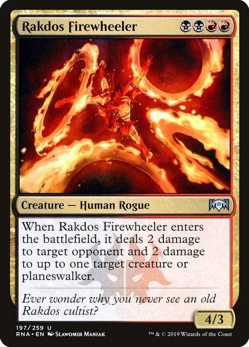 Rakdos Firewheeler  (Foil)