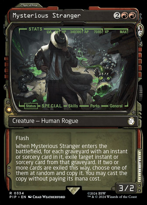 Mysterious Stranger - Showcase- Inverted (Foil)