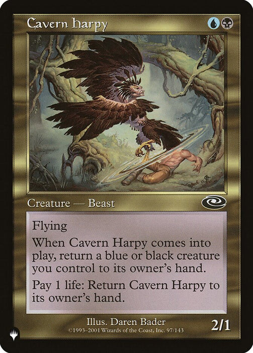Cavern Harpy - Retro Frame