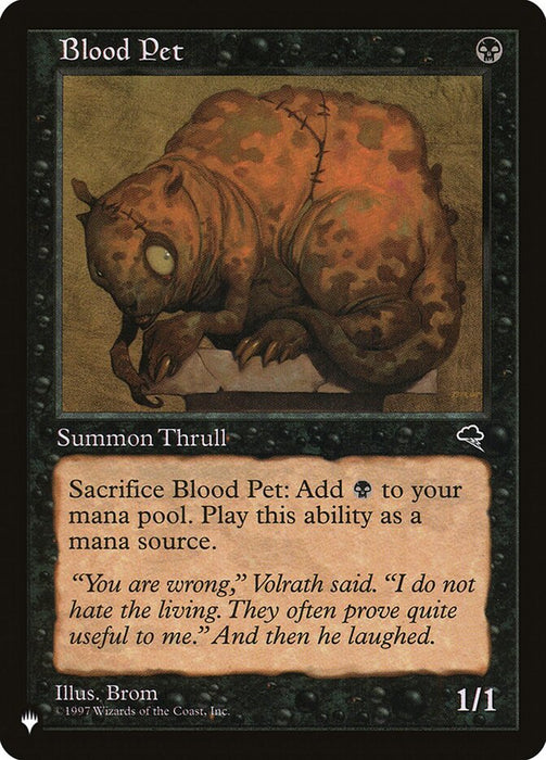 Blood Pet - Retro Frame
