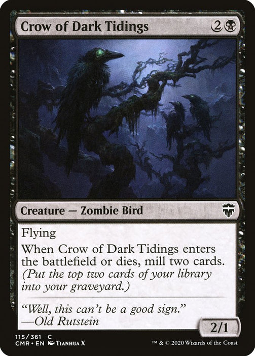 Crow of Dark Tidings  (Foil)