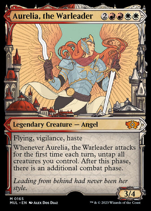 Aurelia, the Warleader - Legendary- Showcase (Foil)