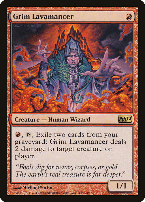 Grim Lavamancer  (Foil)