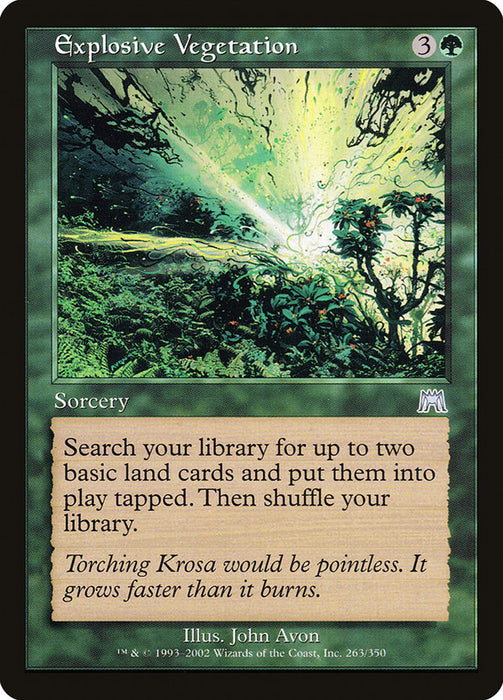 Explosive Vegetation  (Foil)