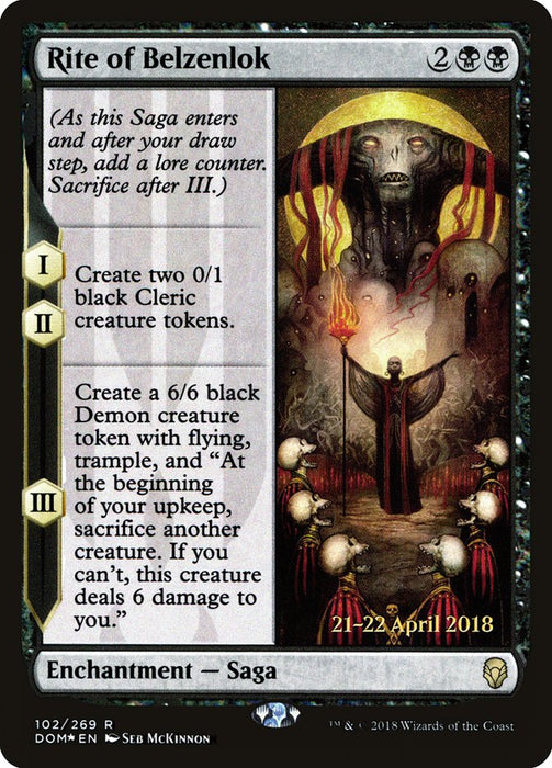 Rite of Belzenlok  (Foil)