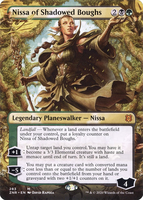 Nissa of Shadowed Boughs - Borderless