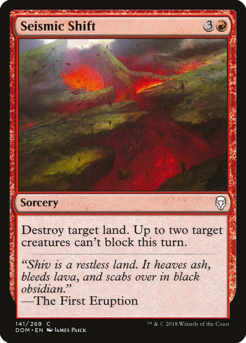 Seismic Shift  (Foil)