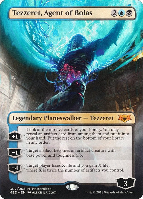 Tezzeret, Agent of Bolas - Borderless  (Foil)
