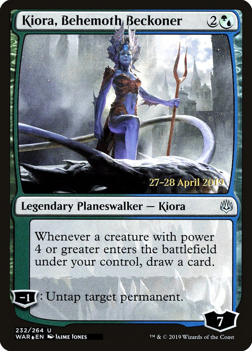 Kiora, Behemoth Beckoner  (Foil)