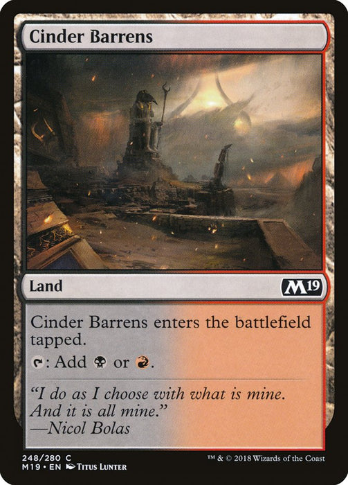 Cinder Barrens  (Foil)