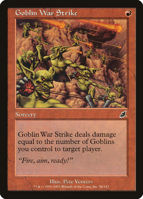 Goblin War Strike  (Foil)