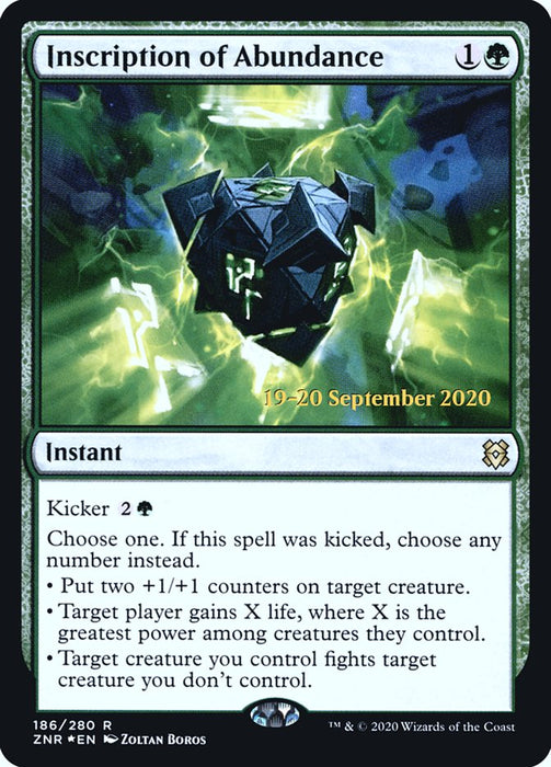 Inscription of Abundance  (Foil)