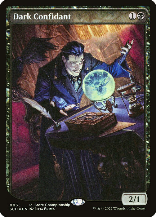 Dark Confidant - Textless - Textless- Inverted (Foil) Boutique Awesome Dark Confidant - Textless - Textless- Inverted (Foil) Boutique Awesome