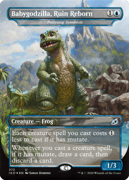 Babygodzilla, Ruin Reborn - Pollywog Symbiote - Borderless  (Foil)
