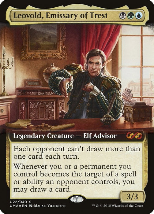 Leovold, Emissary of Trest  - Extended Art - Legendary (Foil)