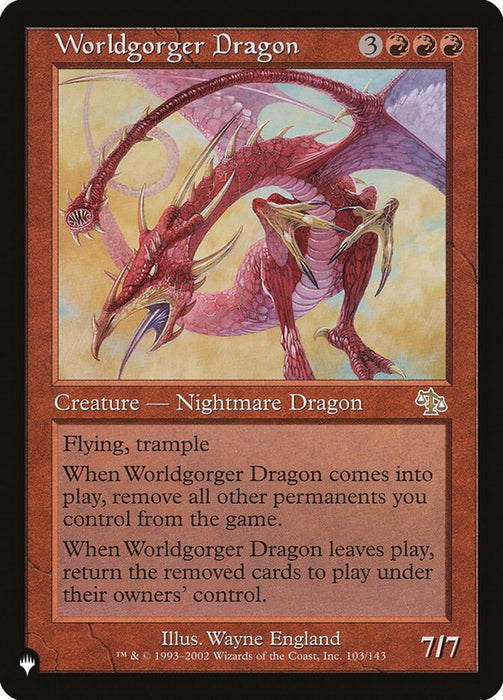 Worldgorger Dragon - Retro Frame