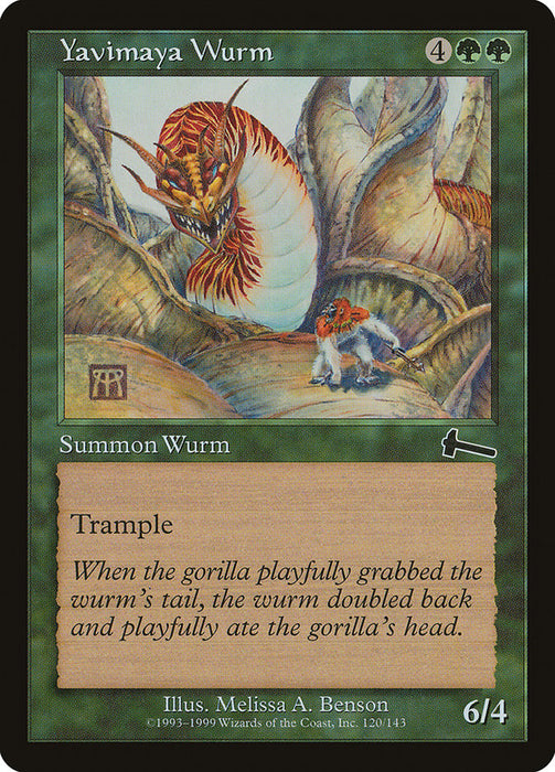 Yavimaya Wurm  (Foil)